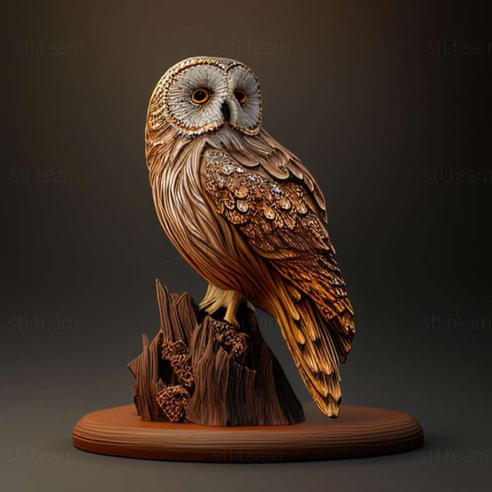 3D model Glaucidium hoskinsii (STL)